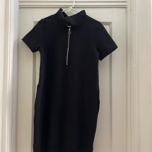 Acne studios black mini dress